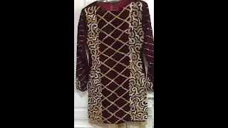 Velvet dress👗 #shorts#youtubeshorts #velvetdressdesign #designerdress#diy
