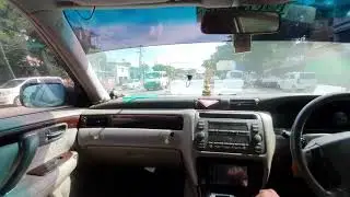 TOYOTA CROWN MAJESTA 2001 POV SOLO  Driving ,Daily traffic and performance