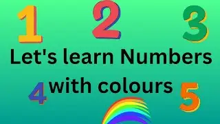 learning numbers with colours🌈 | Adis adventures