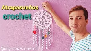 Como hacer ATRAPASUE&Ntilde;OS a CROCHET paso a paso / DIY moda con Emil