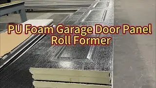 DINGTUO Automatic Garage Door Panel PU Foam Panel Production Line