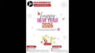 Happy New Year 2026 | Wishing You Clear Hearing | Rainbow Speech & Hearing Clinic