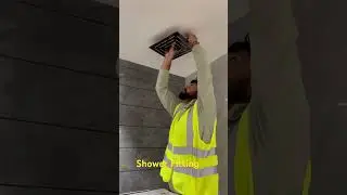 Ceiling shower Fitting #plumber #plumbing #shower #trending #tiktok #plumbingservices #youtube ￼