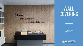 Covering a wall with a Cover Styl' wood effect architectural vinyl
