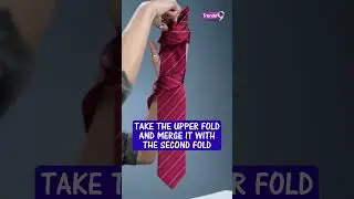 Simple Tie Knot in Seconds 👔 #tie #tieknot #simplehacks