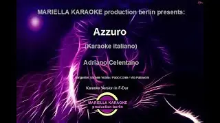 Adriano Celentano   Azzuro (Karaoke Version)