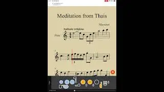 Easy Flute, 쉬운 플루트, 플루트 악보, 취미 플루트, 플루트 연습, 플루트 초보, Thais Meditation (타이스 명상곡) Beginner version