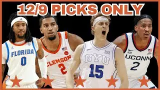 College Basketball PICKS ONLY - Tuesday, December 9th | TCE Trims