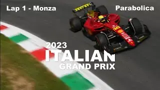 2023 Italian Grand Prix - First lap - Monza, Parabolica