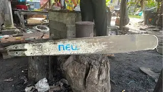 Knife Making | Work Hard | The Smart Blacksmith Makes A SHARPEST BILLHOOK From A Rusty CHAINSAW