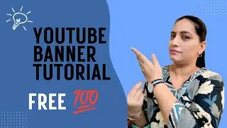 How to Make a Professional YouTube Banner | Easy Editing Tutorial | Banner Size #editing #tutorial 