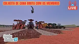 🔴 LIVE GAL&Eacute;R&Aacute; DA CANA COLHEITA DE CANA NA FAZENDA MALU #boiadeirogamer #mapasfs22 #modsfs22