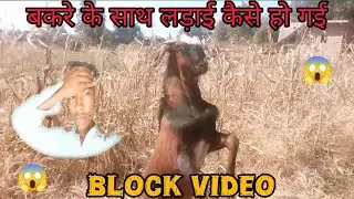 #Jungle boy samit बकरी के साथ लड़ाई कैसे हो गई #block video