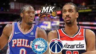 Philadelphia 76ers vs Washington Wizards LIVE 🔴 | Play-By-Play & Reactions