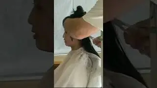 cute nerdy girl very long hair cut very short #ladieshaircut #haircut #pixie  #hair  #hairstyle