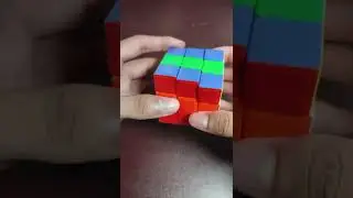 Chess pattern on rubik's cube #shorts