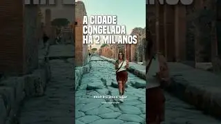 Pomp&eacute;ia: a cidade que parou no tempo #italia #pompeia #fyp