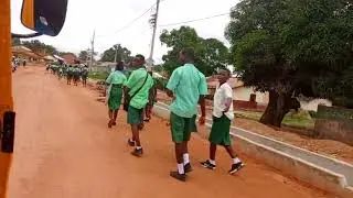 School pupils of Saint Stephen's Tech Voc Sec Sch-Gobaru