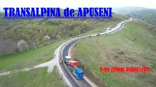 S au reluat asfaltarile pe Transalpina de Apuseni, DJ 107I, 26 04 2023