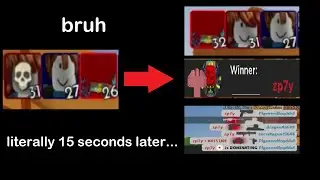 stealing a win in 15 seconds lol (roblox arsenal competitive mode)