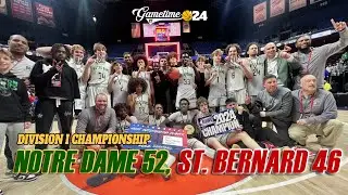 Notre Dame-West Haven completes 28-0 season as CIAC Division I boys basketball champions