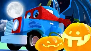 Super Truck - हेलोवीन का डरावना ट्रक! - सुपर ट्रक कार्ल  -  Car city 🚗Cartoon in Hindi-  Kids