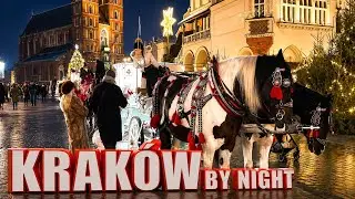 KRAKOW Walking Tour by Night | Winter 2026 [4K UltraHD]