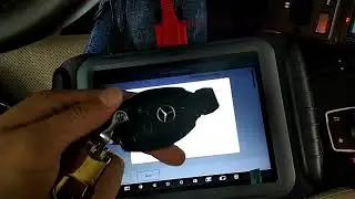 Add Mercedes Benz Infrared Key with Xtool Pad3 and KC501