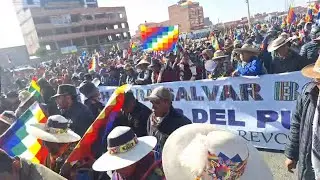 Bolivia. Marcha Pacifica por la Patria llega a la Ceja de El Alto