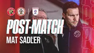 Post-match: Head Coach Mat Sadler assesses Accrington Stanley stalemate