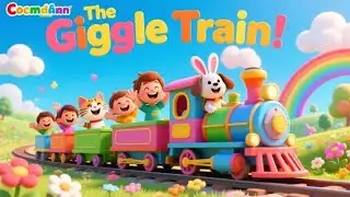 The Giggle Train| Fun Nursery🐱 Rhyme for Kids | Laugh, Learn & Sing Along! With us 🐱