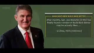 Manchin-Biden's Build Back Better 2 (INFLATION REDUCTION ACT) 