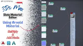 Add node in slate material editor / #3dsmax  #texturing