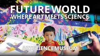 Sketch Flight Sketch Aquarium at ArtScience Museum - Singapore Trip - Xeko Wanderlust 4K