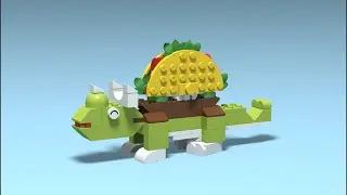 Tacosaurus - Lego Classic 11039 by mattking4