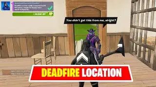 [Easy Way ] Spend Gold Bars with DeadFire Location - Week 11 Epic Quest Guide - Fortnite