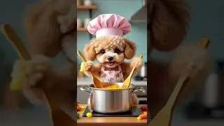 Funny Puppy Opens a Restaurant | Smart Dog Story #FunnyPuppy  #CuteAnimals #PuppyStory