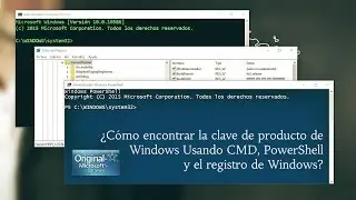 Encuentrar clave de producto de Windows con CMD, PowerShell y Registro de Windows