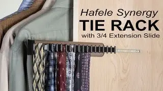 Easy Access to Ties and Accessories | Hafele Synergy Tie Rack