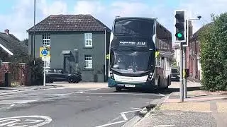 StagecoachBusChichester Enviro400MMC 11272 on the NEW Route 707 Chichester TESCO&rsquo;s to Bognor Campus