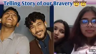 Telling stories to random strangers on monkey |AJomegle | funny video 