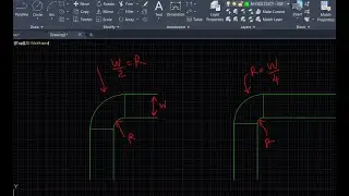 AutoCAD Drafting Course - HVAC - Learn how to draw Long and Short Radius Bends in AutoCAD-Part 3