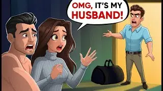 A Husband Tracking His Unfaithful Wife #shortanimation