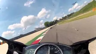 2014 08 30 - Mugello - Yamaha R6 2006 - Turno con Luca Cadalora