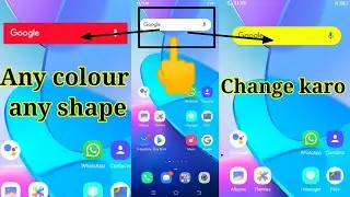 Google search bar ka colour kaise change Karen /Google search bar  customise widget