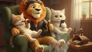 Cat friendships  with  line  Cat  food Line vedio 