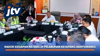MENHUB DUDY PIMPIN RAKOR KESIAPAN NATARU DI PELABUHAN KETAPANG BANYUWANGI