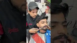 L Shape Beard Cut Tips For Men #beard #style #beardstyle #barbershop #shorts #trending #salon