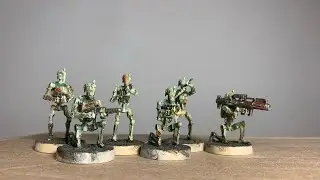Хобби стрим №3. B1 droids Star Wars Legion.