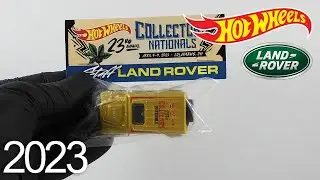 Land Rover Defender 90 - Hot Wheels Nationals Convention - Staff Yellow -Unboxing